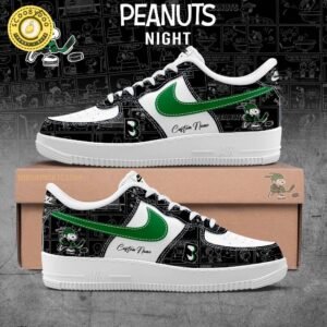 Binghamton Black Bears 75th Anniversary of Peanuts Custom Name for Fans Shoes