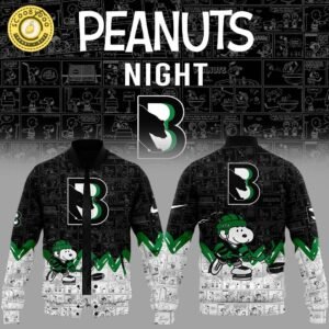 Binghamton Black Bears 75th Anniversary of Peanuts Limited Edition Jacket
