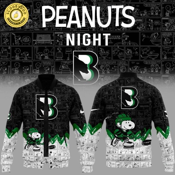 Binghamton Black Bears 75th Anniversary of Peanuts Limited Edition Jacket