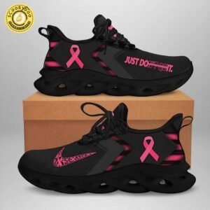 Breast Cancer Premium Max Soul Shoes “Just Dont Quit” Limited Edition