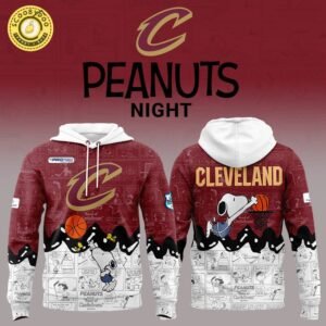 Cleveland Cavaliers 75th Anniversary of Peanuts Limited Edition Hoodie