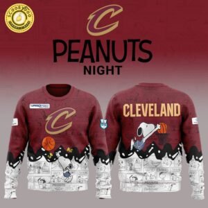Cleveland Cavaliers 75th Anniversary of Peanuts Limited Edition Sweatshirt