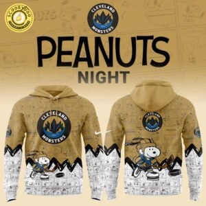 Cleveland Monsters 75th Anniversary of Peanuts Limited Edition Hoodie