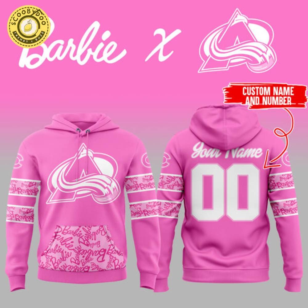 Colorado Avalanche Barbie Night Hoodie Limited Edition Colorado Avalanche Barbie Night Hoodie Limited Edition