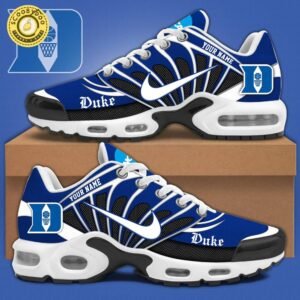 Duke Blue Devils Mens Basketball Air Max Shoes Personalized Limited Edition