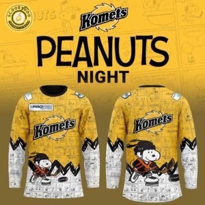 Fort Wayne Komets 75th Anniversary of Peanuts Limited Edition Hoodie