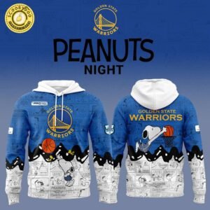 Golden State Warriors 75th Anniversary of Peanuts Limited Edition Hoodie