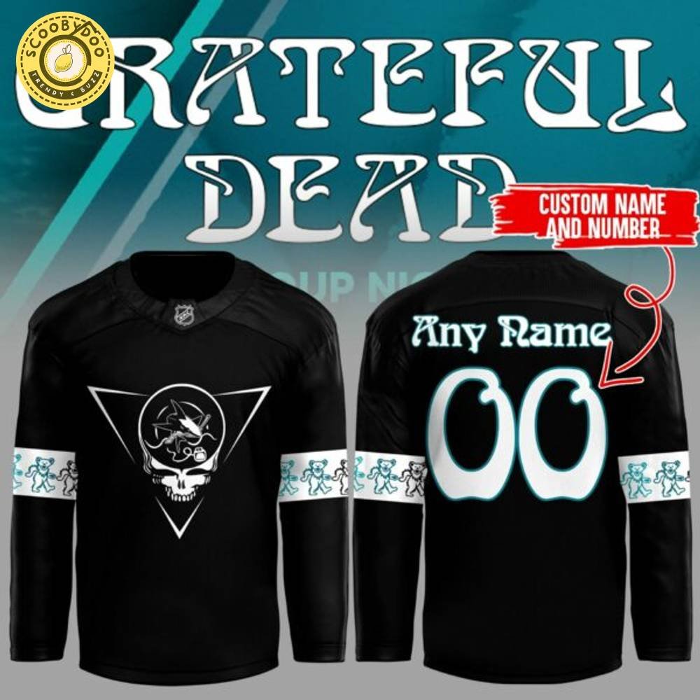 Grateful Dead Night Limited Edition NHL Jersey Grateful Dead Night Limited Edition NHL Jersey