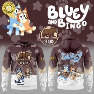 Hershey Bears Bluey and Bingo Hoodie Limited Edition