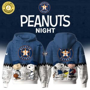 Houston Astros MLB x 75th Anniversary of Peanuts Limited Edition Hoodie 2025