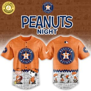 Houston Astros x 75th Peanut Anniversary Baseball Jersey Limited Edition