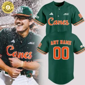 Limited Edition Miami Hurricanes Baseball Jersey New 2025