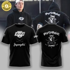 Los Angeles Kings x Japangeles Black T-shirt Limited Edition 2025