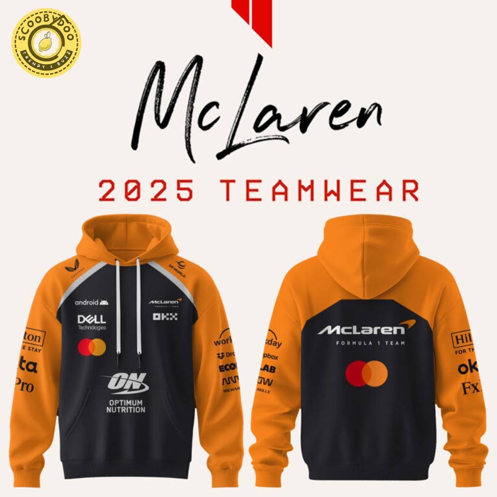 McLaren Racing 2025 Team Wear Hoodie Limited Edition McLaren Racing 2025 Team Wear Hoodie Limited Edition