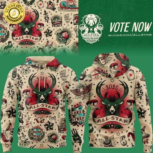 Milwaukee Bucks 2025 All-Star Vote Now Fan Limited Edition Hoodie