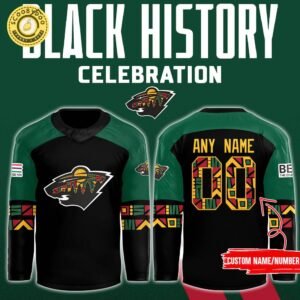 Minnesota Wild Black History Celebration Ticket Pack NHL Jersey
