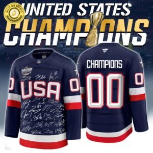 NHL 4 Nations USA Champions Premium NHL Jersey Limited Edition V2