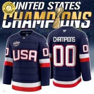 NHL 4 Nations USA Champions Premium NHL Jersey Limited Edition V3