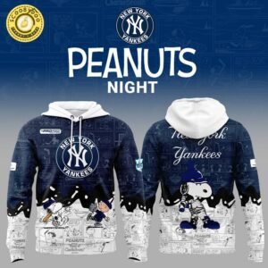 New York Yankees 75th Anniversary of Peanuts Limited Edition Hoodie 2025