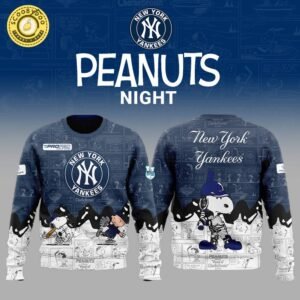 New York Yankees 75th Anniversary of Peanuts Limited Edition Sweatshirt 2025