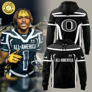 Oregon Football Dakorien Moore 2025 All-America Game Hoodie Limited Edition