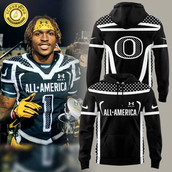 Oregon Football Dakorien Moore 2025 All-America Game Hoodie Limited Edition