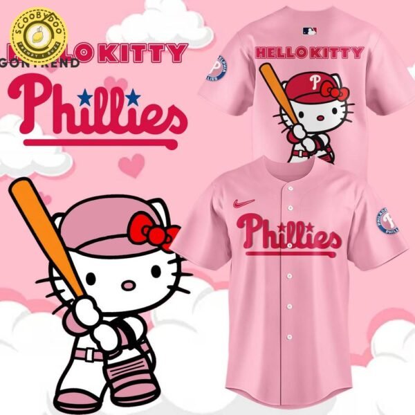 Philadelphia Phillies x Hello Kitty Night Limited Edition Baseball Jersey