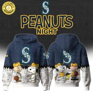 Seattle Mariners MLB x 75th Anniversary of Peanuts Limited Edition Hoodie 2025