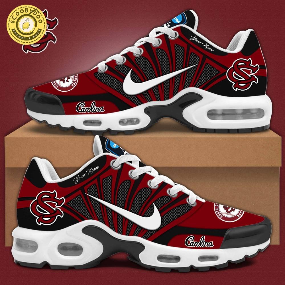 South Carolina Gamecocks NCAA Air Max Plus Limited Edition Personalized Sneakers South Carolina Gamecocks NCAA Air Max Plus Limited Edition Personalized Sneakers