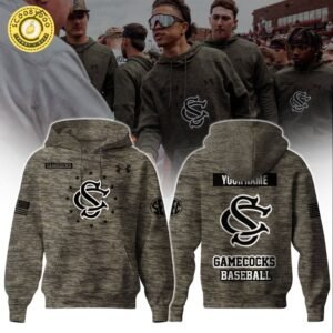 South Carolina Gamecocks NCAA Baseball x Salute to Service Hoodie Limited Edition