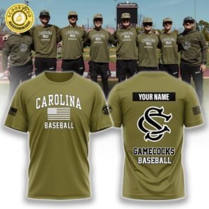 South Carolina Gamecocks NCAA Baseball x Salute to Service T-shirt Limited Edition 2025