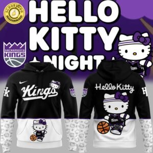 Special Edition Sacramento Kings x Hello Kitty Hoodie 2025 Limited Edition