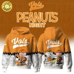 Tennessee Volunteers Baseball x Peanuts Night Hoodie Limited Edition