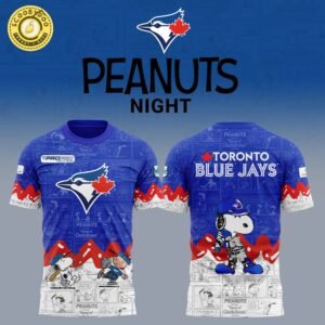 Toronto Blue Jays 75th Anniversary of Peanuts Limited Edition T-shirt 2025