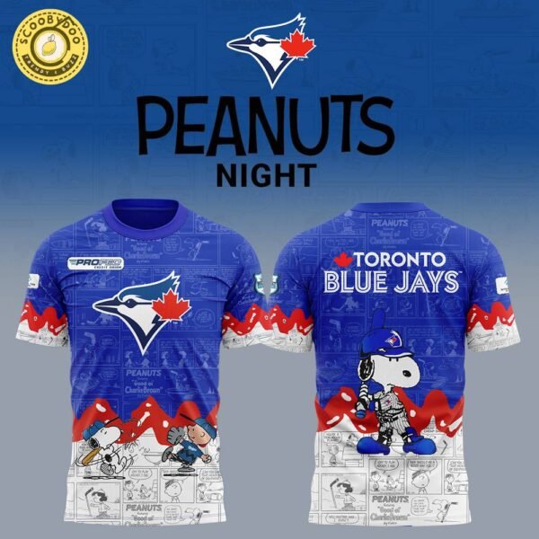 Toronto Blue Jays 75th Anniversary of Peanuts Limited Edition T-shirt 2025