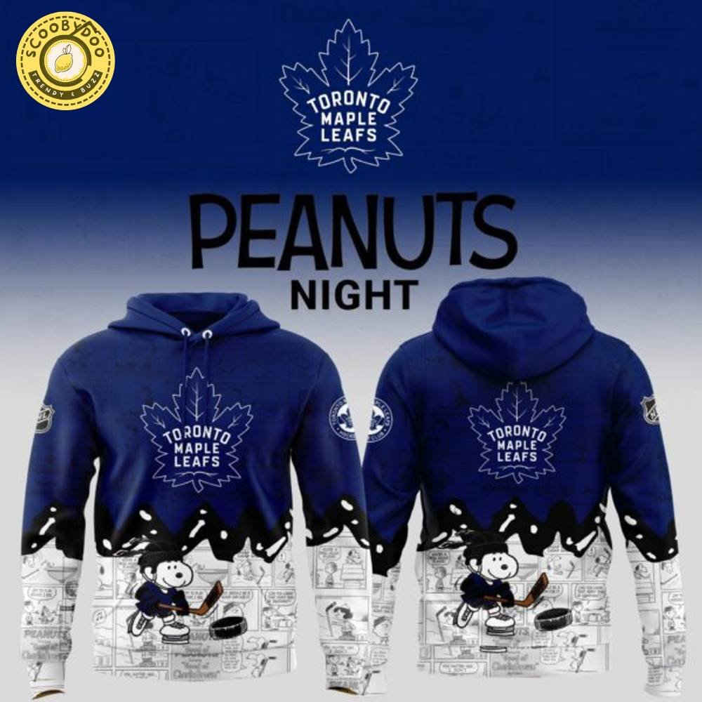 Toronto Maple Leafs Peanuts Night Hoodie Limited Edition Toronto Maple Leafs Peanuts Night Hoodie Limited Edition