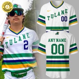 Tulane Baseball 2025 Limited Edition “Mardi Gras 2025” Custom Baseball Jersey