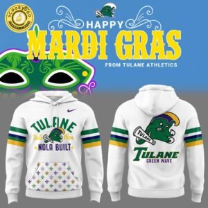 Tulane Baseball 2025 Limited Edition “Mardi Gras 2025” Limited Design Hoodie