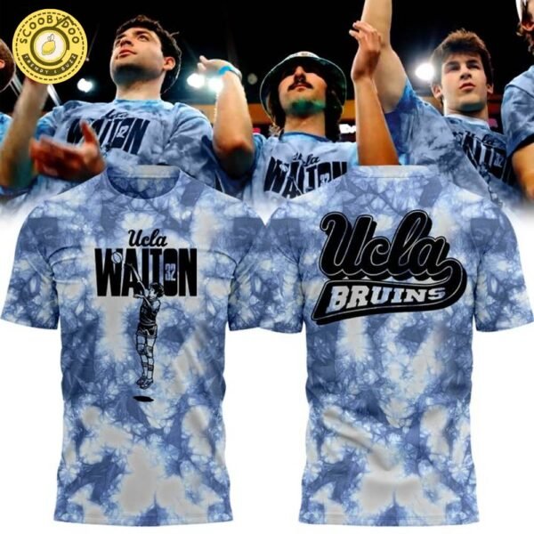 UCLA Mens Basketball Bill Walton Tie-Dye T-shirt Limited Edition