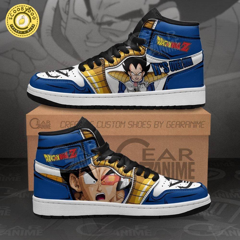 Vegeta Over 9000 J1s Sneakers Anime Limited Edition Vegeta Over 9000 J1s Sneakers Anime Limited Edition