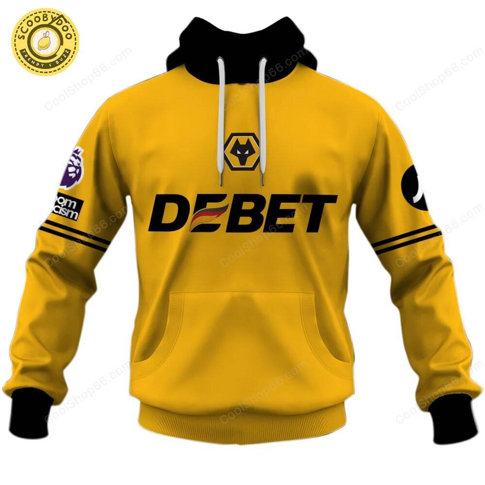 Wolverhampton Wanderers F.C. Home Jersey Style Hoodie Wolverhampton Wanderers F.C. Home Jersey Style Hoodie