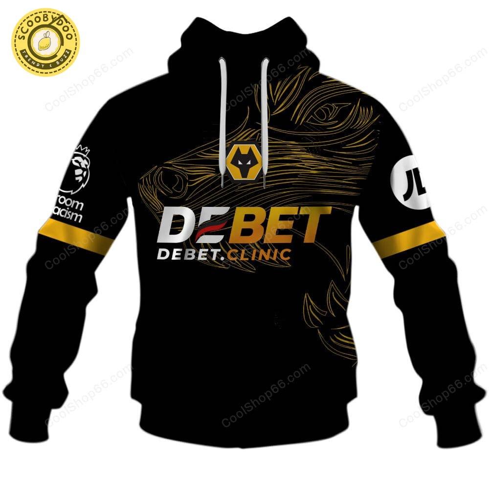 Wolverhampton Wanderers F.C. Premier League Away 2425 Style Hoodie Wolverhampton Wanderers F.C. Premier League Away 2425 Style Hoodie