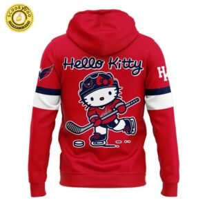 Washington Capitals x Hello Kitty Hoodie 2025 Limited Edition