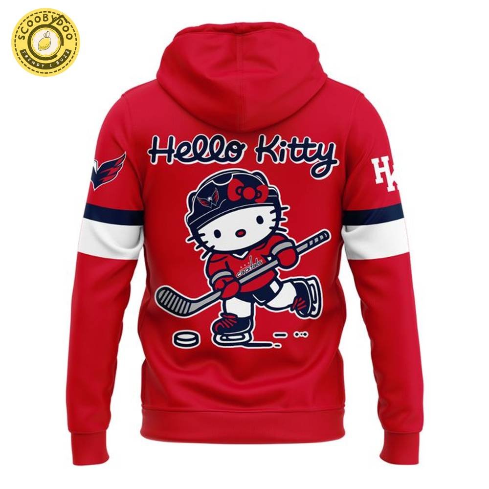 Washington Capitals x Hello Kitty Hoodie 2025 Limited Edition Washington Capitals x Hello Kitty Hoodie 2025 Limited Edition