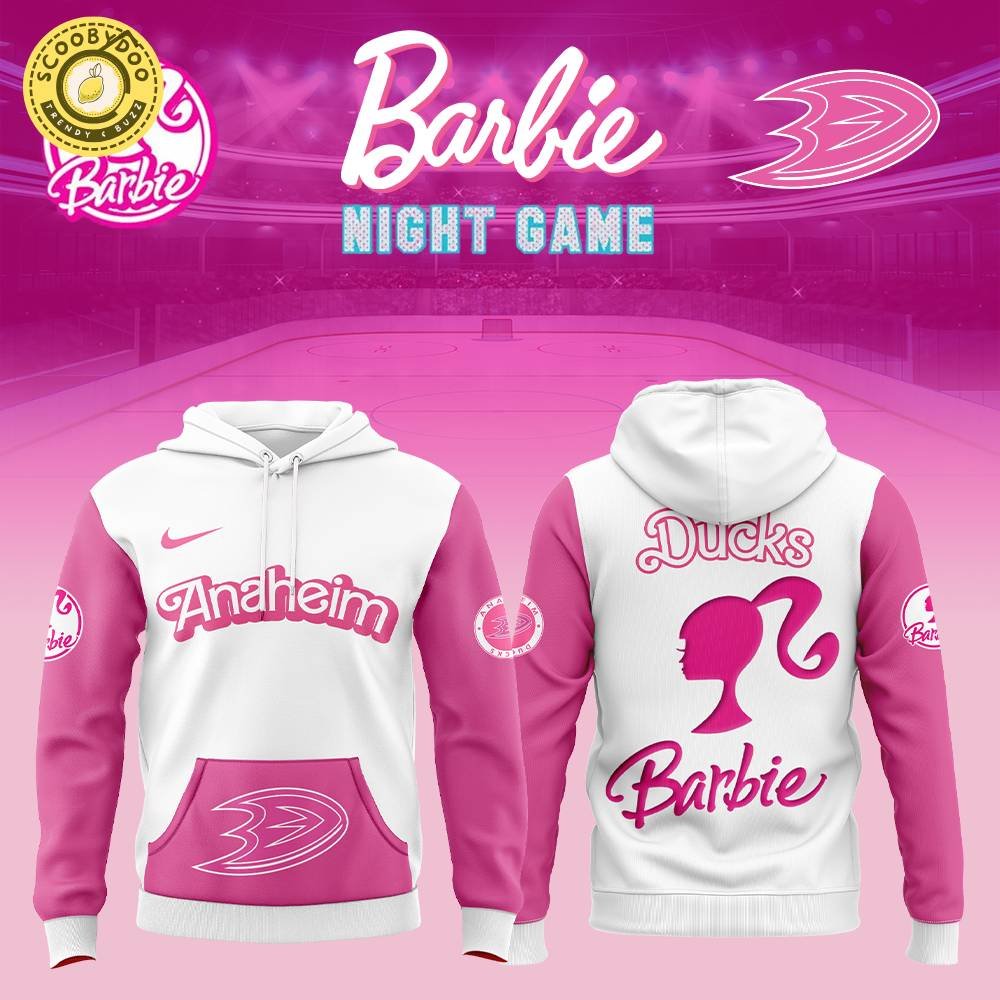 Anaheim Ducks x Barbie Night Game Hoodie Limited edition Anaheim Ducks x Barbie Night Game Hoodie Limited edition
