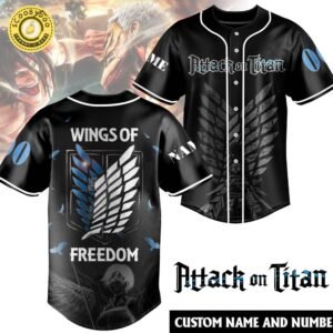 Attack On Titan Wings of Freedom Baseball Jersey