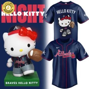 Braves Hello Kitty Baseball Jersey Limited Edition