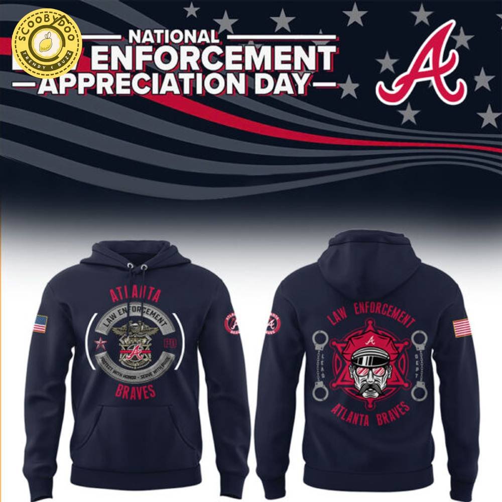 Braves x Low Enforcement Appreciation Day 2025 Hoodie Braves x Low Enforcement Appreciation Day 2025 Hoodie