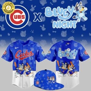 Chicago Cubs 2025 Bluey Night Limited  Baseball Jersey