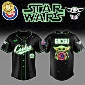 Chicago Cubs x Stars Wars Darth Grogu Baseball Jersey Editions Limited